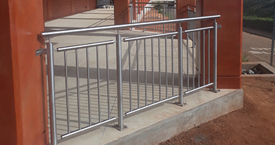 Stainless steel balustrade at KIA